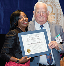 Giovana R. Thomas, MD and TRIO President Fred Owens, MD